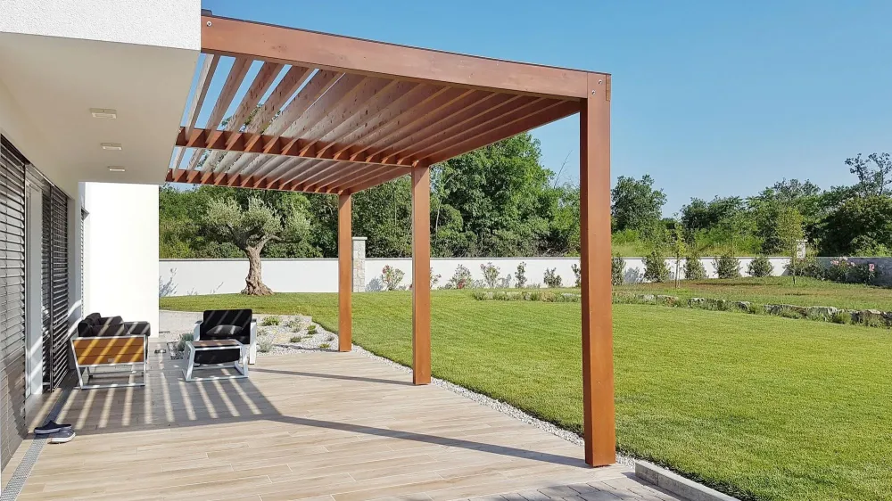 Installation pergolas près de Saint-Leu